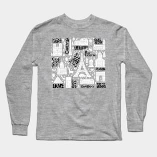 Bonjour Paris Long Sleeve T-Shirt